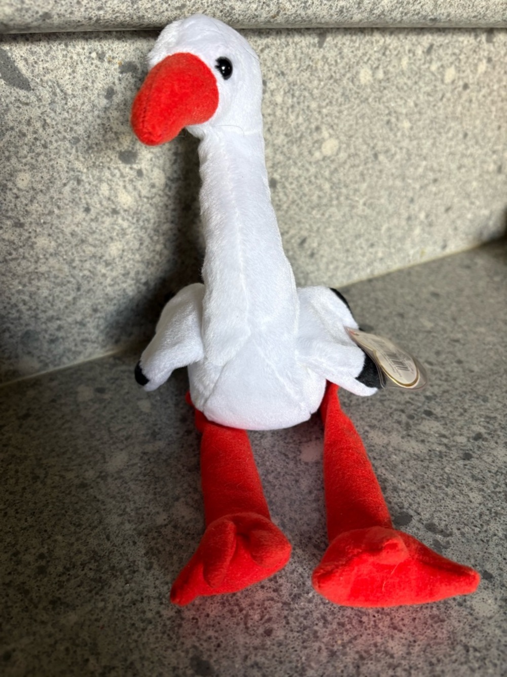 Beanie Baby Stilts the Swan